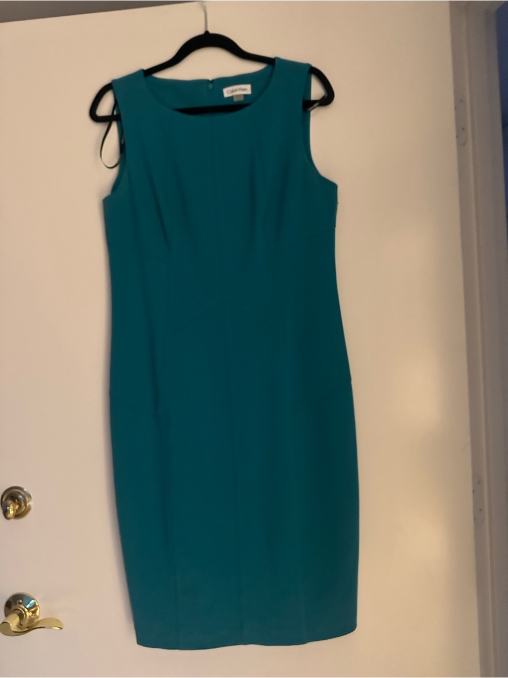 Calvin Klein turquoise  Sheath Dress - Classic Elegant Fit ✨